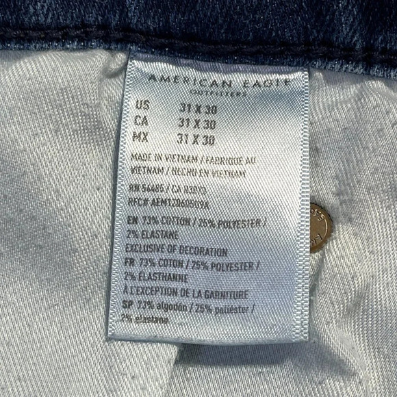 AMERICAN EAGLE Mens Ne(x)t Level Airflex Slim Jeans Blue 31 x 30 - Picture 11 of 16